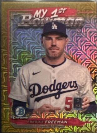 Freddie Freeman [Gold Mojo Refractor] #M1B-5
