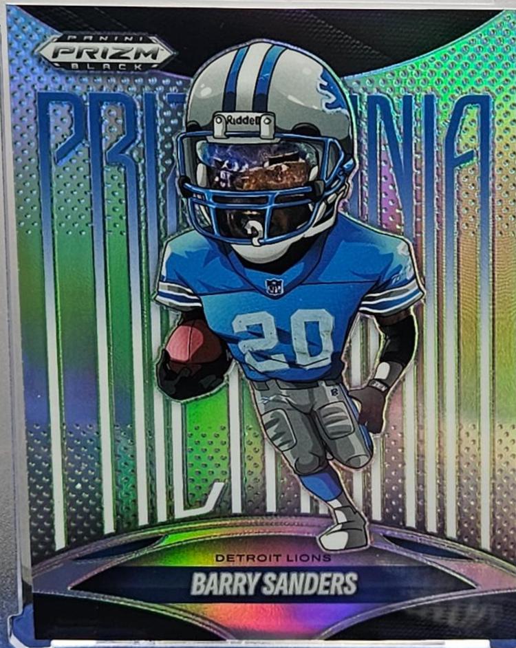 Barry Sanders #14 2025 Panini Prizm Black Football Prizmania