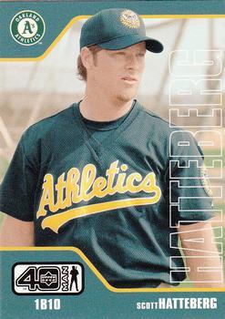 Scott Hatteberg #37 Baseball Cards 2002 Upper Deck 40 Man