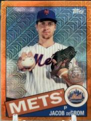 Jacob deGrom [Orange Refractor] #85C-25 Baseball Cards 2020 Topps Chrome Silver Pack 1985 Prices
