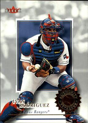 Ivan Rodriguez #45 Baseball Cards 2001 Fleer Authority