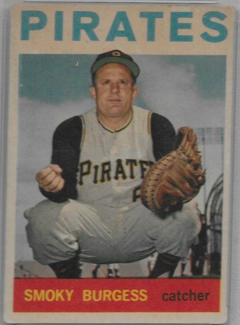 Smoky Burgess #37 Baseball Cards 1964 Venezuela Topps