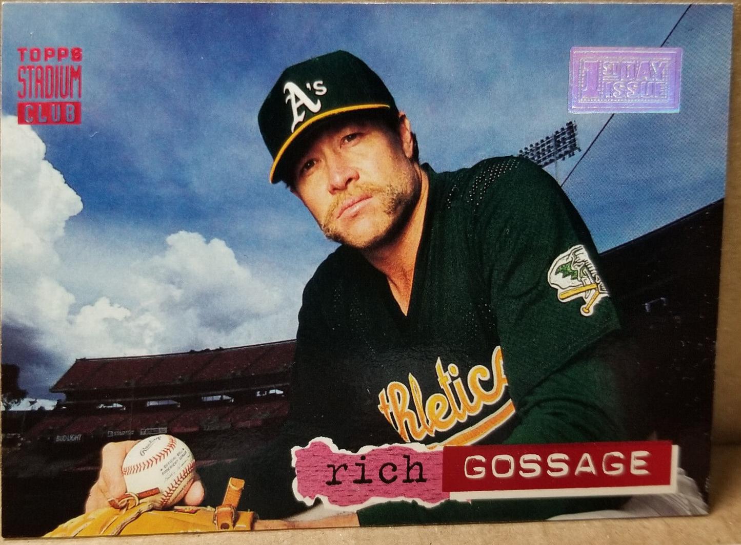 Rich Gossage #191 Baseball Cards 1994 Stadium Club 1st Day Issue