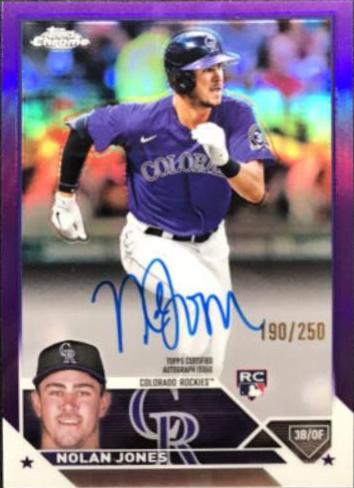 Nolan Jones [Purple Speckle] #RA-NJ