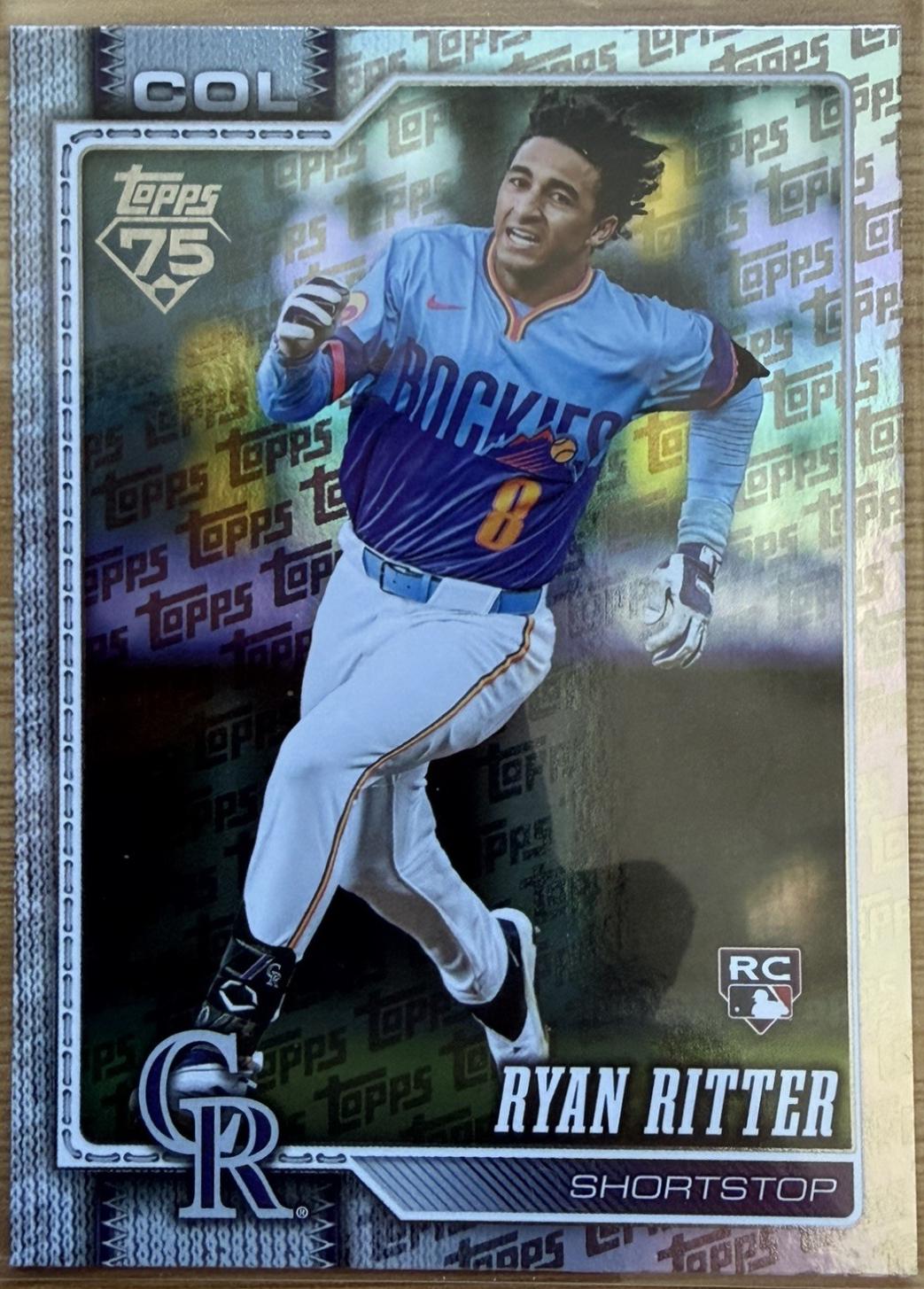 Ryan Ritter [75 Years] #18 Prices | 2026 Topps | Baseball Cards