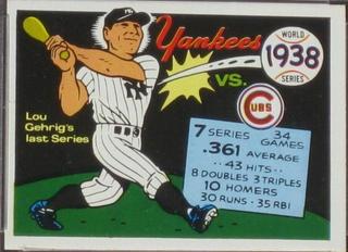 1938 Yankees, Cubs