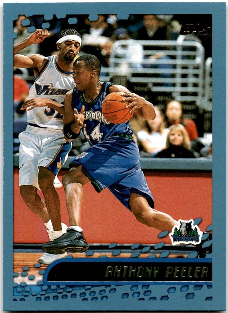 Anthony Peeler #54 Basketball Cards 2001 Topps