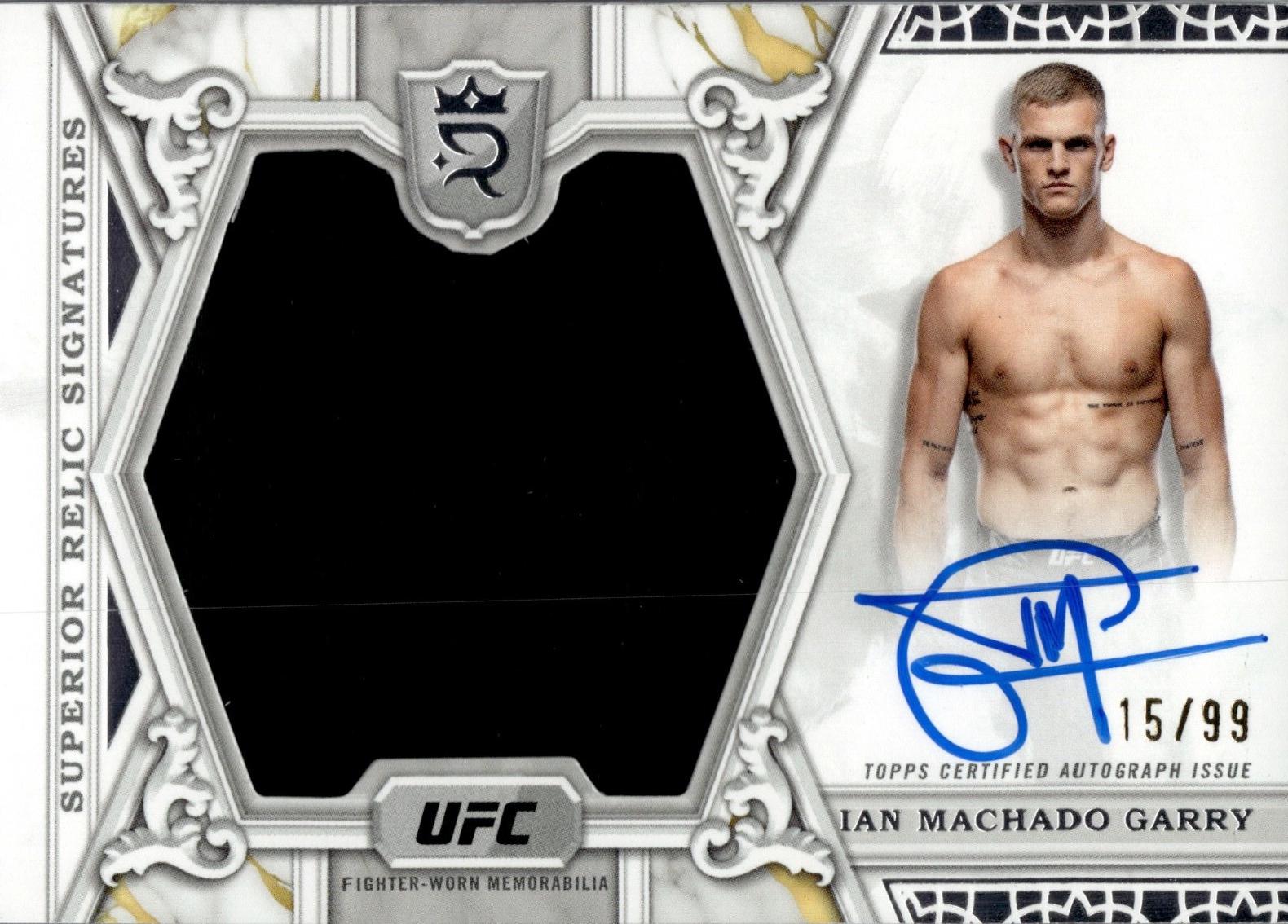 Ian Machado Garry #SRS-IG Ufc Cards 2024 Topps Royalty UFC Superior Relic Signature