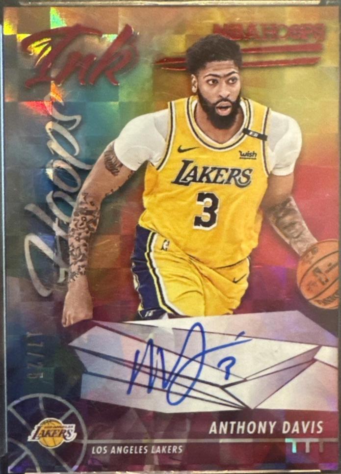Anthony Davis #HI-ADV Basketball Cards 2021 Panini Hoops Ink