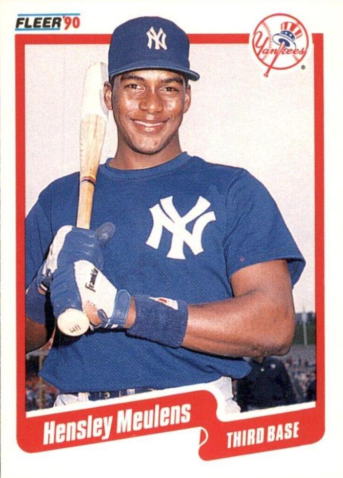 Hensley Meulens #449 Baseball Cards 1990 Fleer
