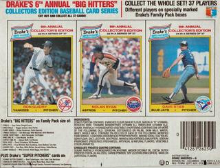 Dave Stieb, Nolan Ryan, Ron Guidry