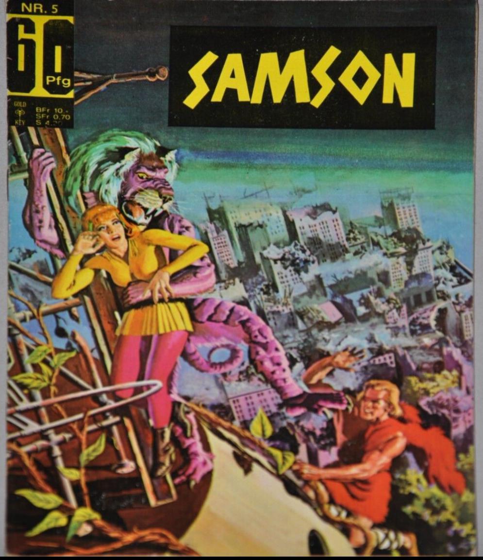 Samson #5 (1941) Comic Books Samson