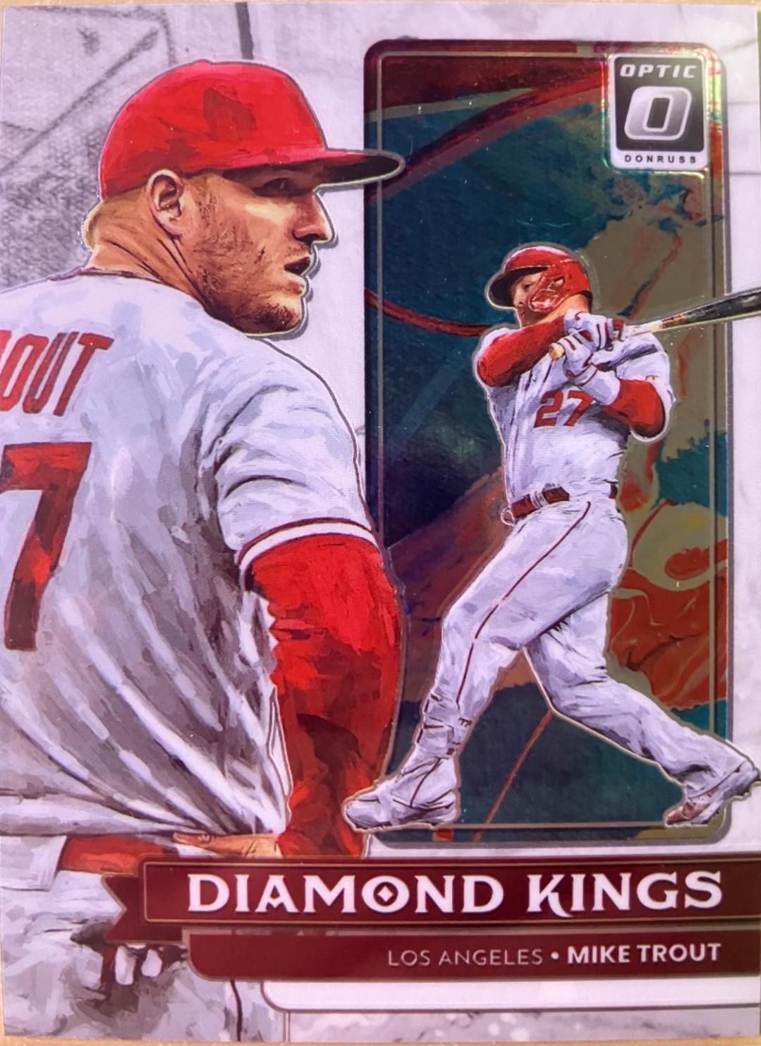 Mike Trout #14 2022 Panini Donruss Optic Baseball