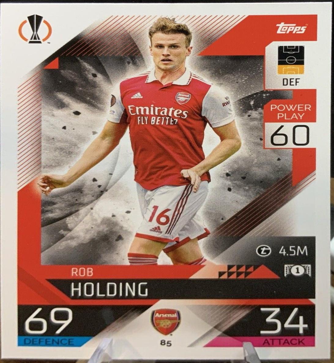 Rob Holding #85 2022 Topps Match Attax UEFA Champions League