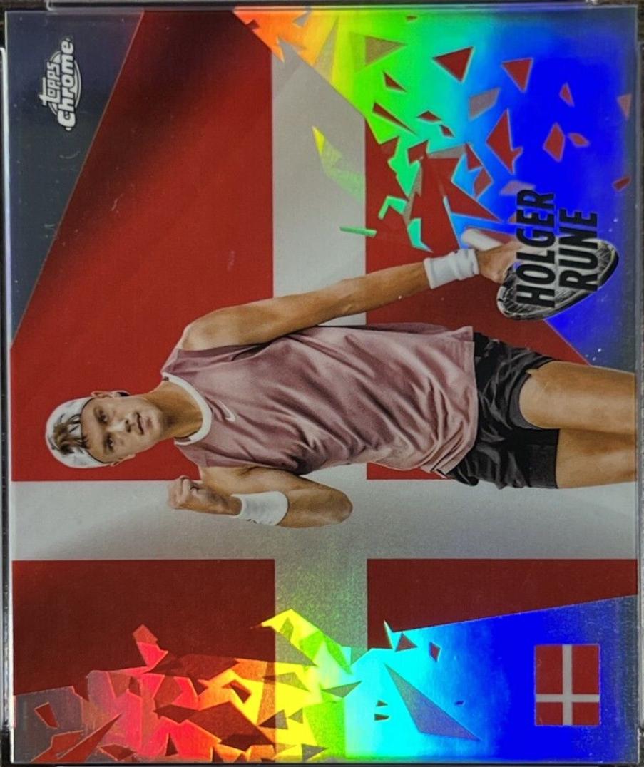 Holger Rune #PPR-HR Tennis Cards 2024 Topps Chrome Patriotic Pride