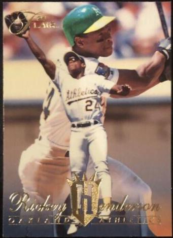 Rickey Henderson #331 1994 Flair Baseball