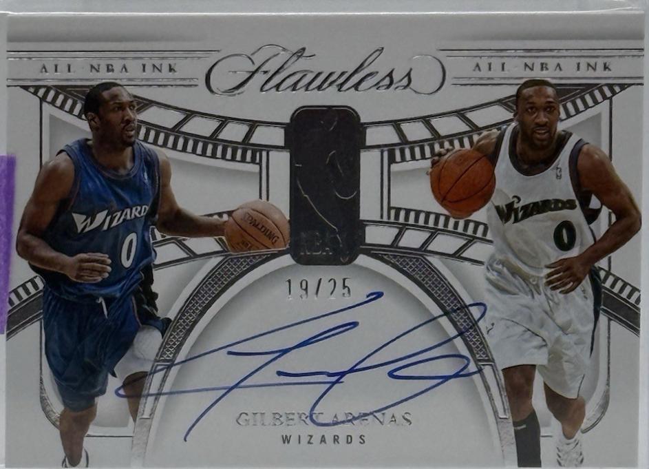 Gilbert Arenas #18 Basketball Cards 2023 Panini Flawless All-NBA Ink