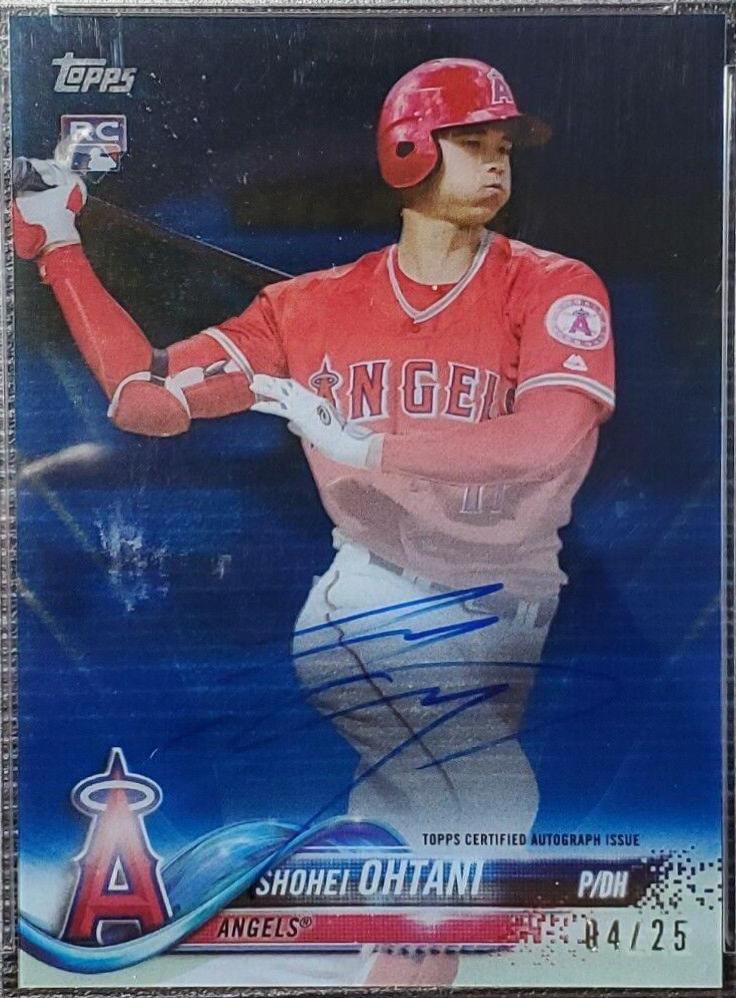 Shohei Ohtani [Autograph Blue] #SO Prices | 2018 Topps Clearly
