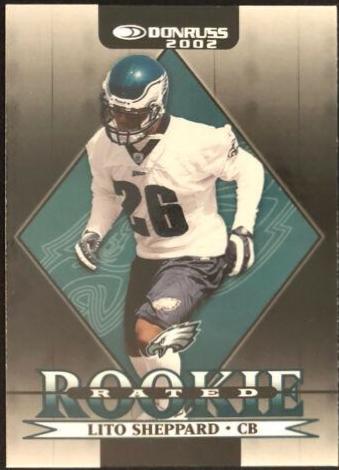 Lito Sheppard #292 2002 Panini Donruss Football