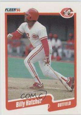 Billy Hatcher #U-13 Baseball Cards 1990 Fleer Update