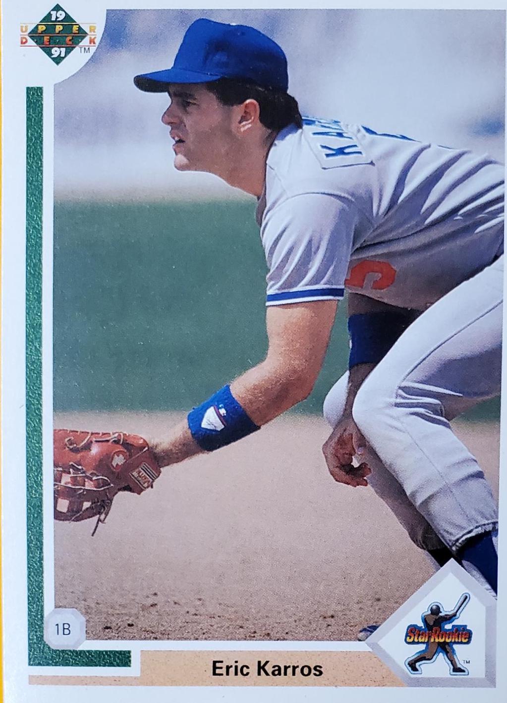 Eric Karros #24 Baseball Cards 1991 Upper Deck