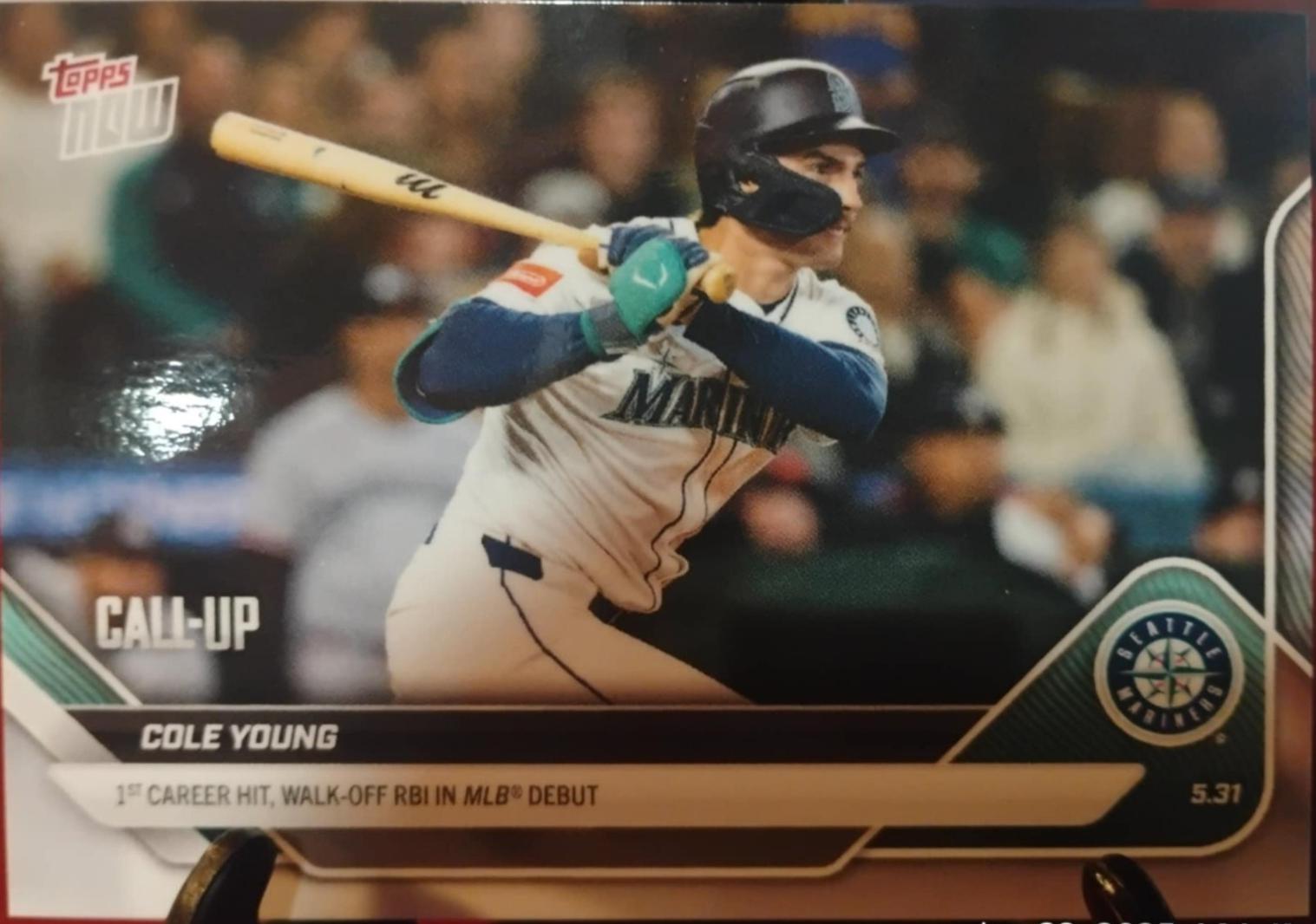 Cole Young #243 2025 Topps Now Baseball