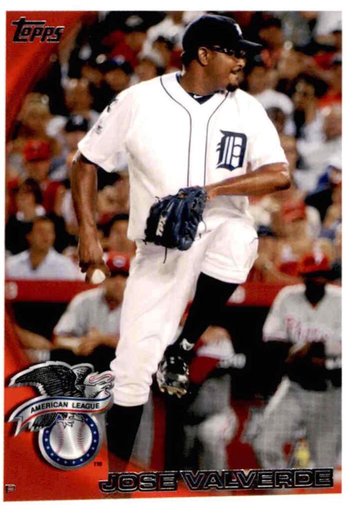 Jose Valverde #US-281 Baseball Cards 2010 Topps Update