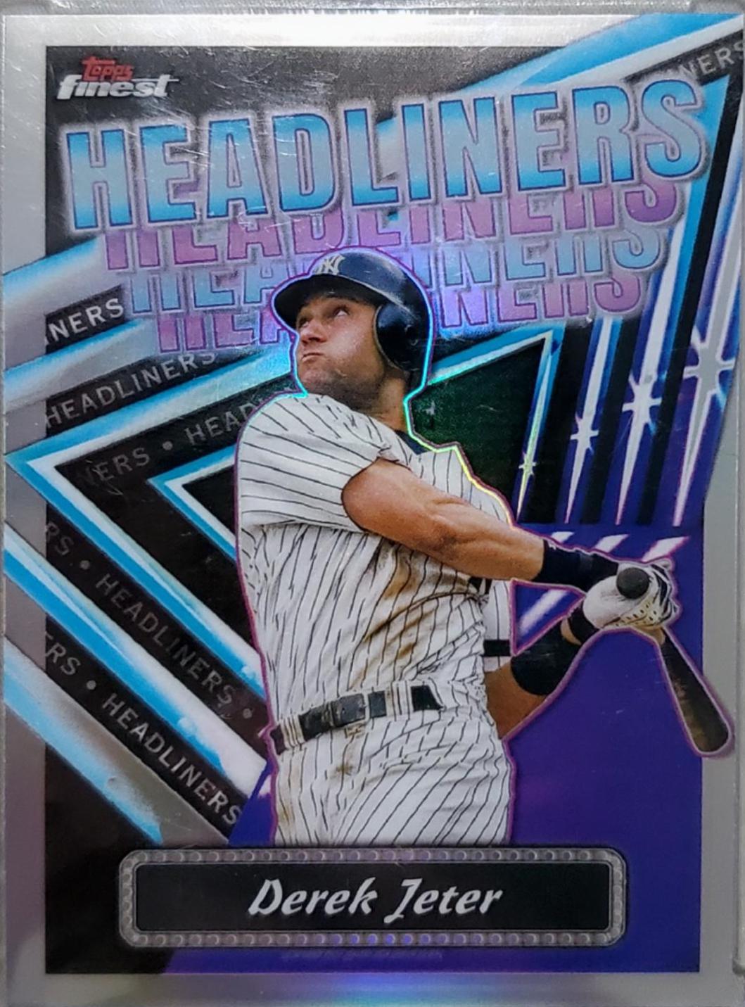 Derek Jeter #FH-15 Baseball Cards 2023 Topps Finest Headliners