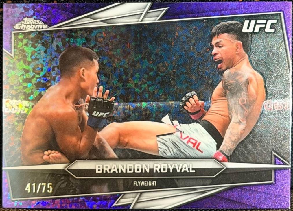 Brandon Royval [Purple Ray Wave Refractor] #54