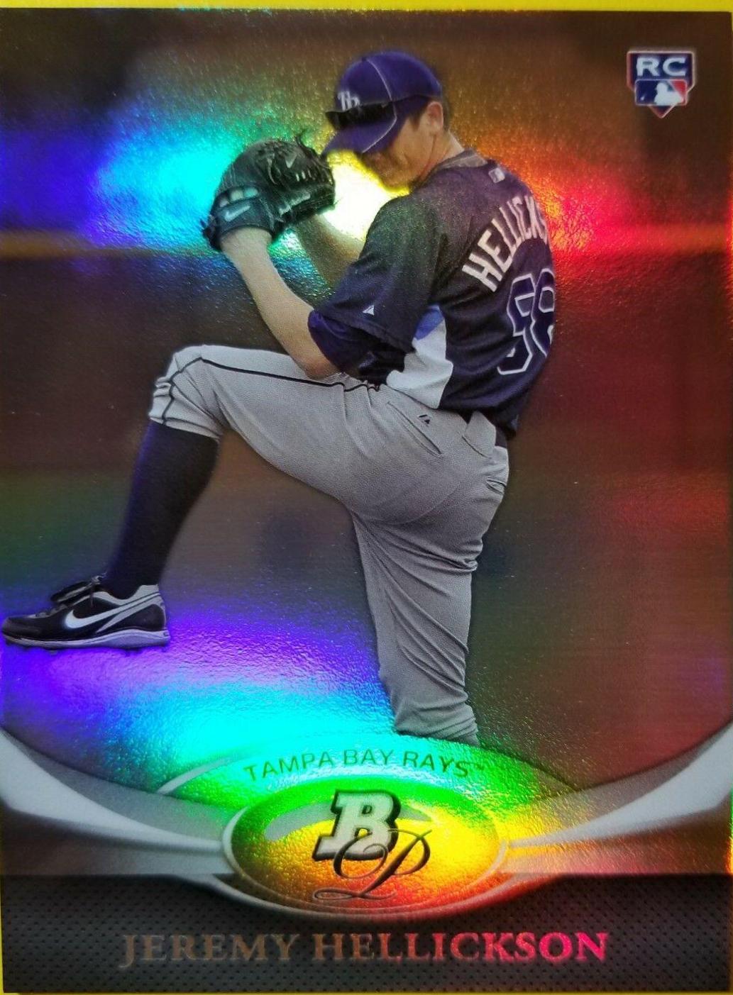 Jeremy Hellickson #14 Baseball Cards 2011 Bowman Platinum