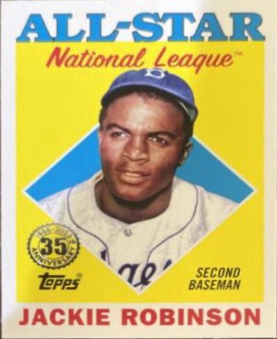 Jackie Robinson #88AS-11 Baseball Cards 2023 Topps 1988 All Star