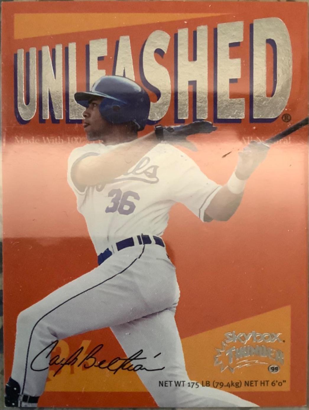 Carlos Beltran #1 Baseball Cards 1999 Skybox Thunder Unleashed