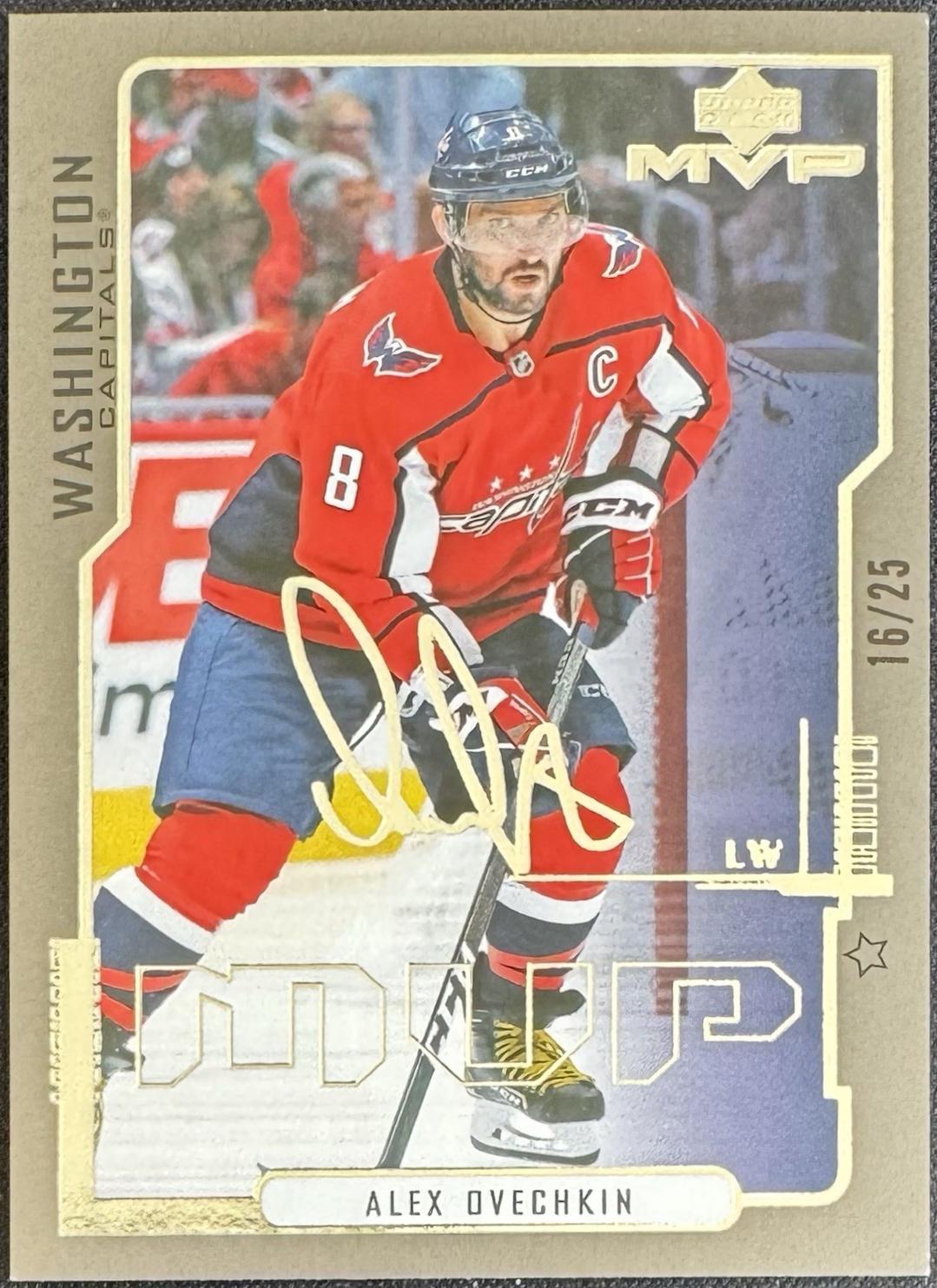 Alex Ovechkin #100 2020 Upper Deck MVP 20th Anniversary Hockey