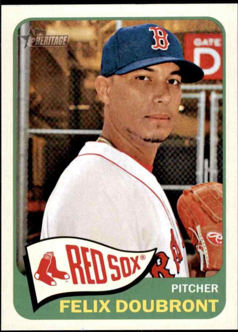 Felix Doubront #18 Baseball Cards 2014 Topps Heritage