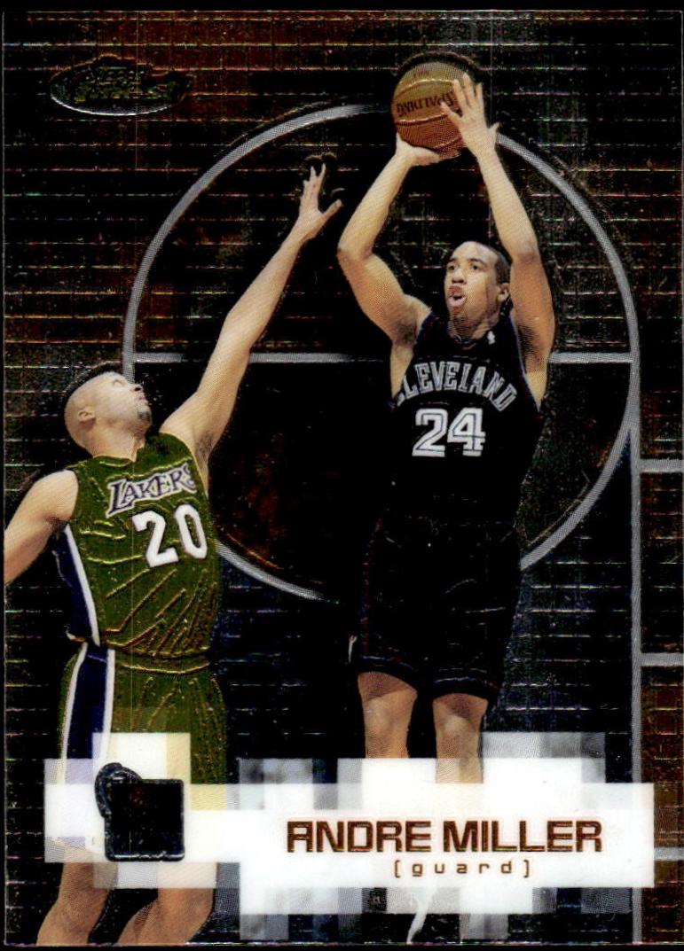 Andre Miller #22 Basketball Cards 2000 Finest