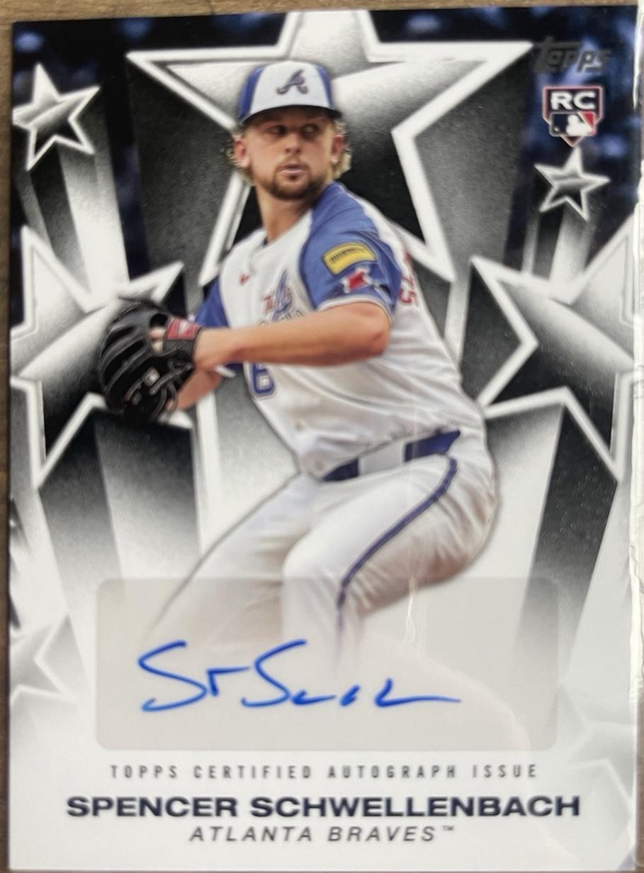 Spencer Schwellenbach #BSA-SSC Baseball Cards 2025 Topps Baseball Stars Autograph