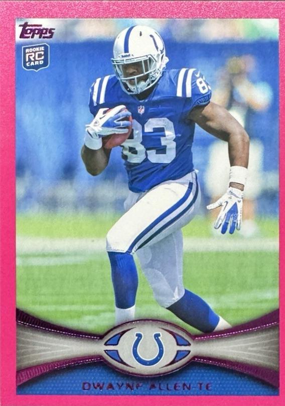 Dwayne Allen [Wearing Helmet Pink] #58