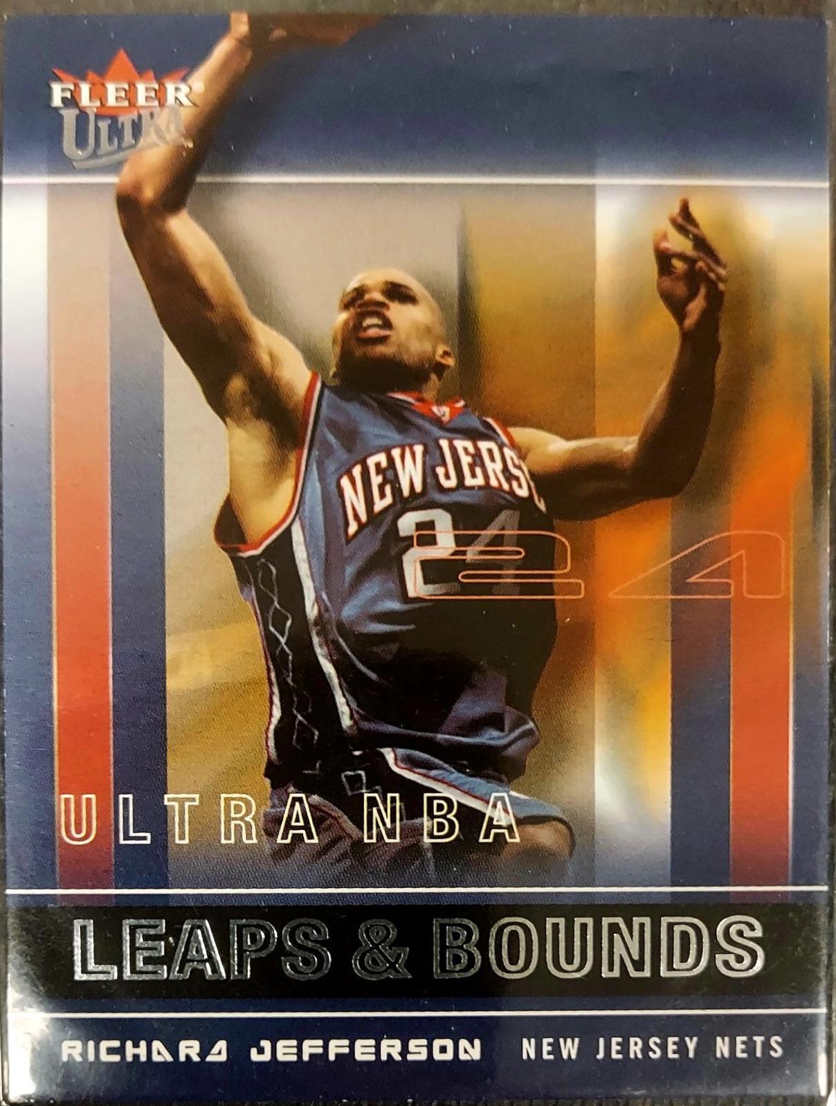 Richard Jefferson #11 Basketball Cards 2003 Ultra Leaps and Bounds