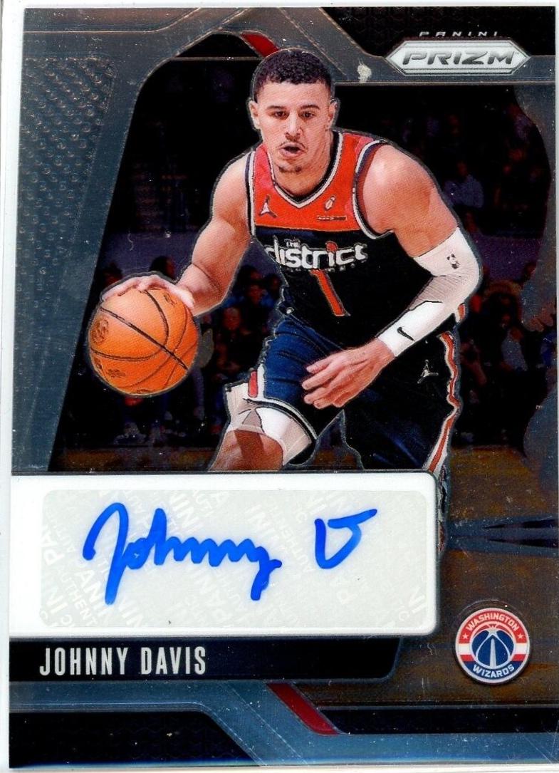 Johnny Davis #SIG-JDW Basketball Cards 2024 Panini Prizm Signature