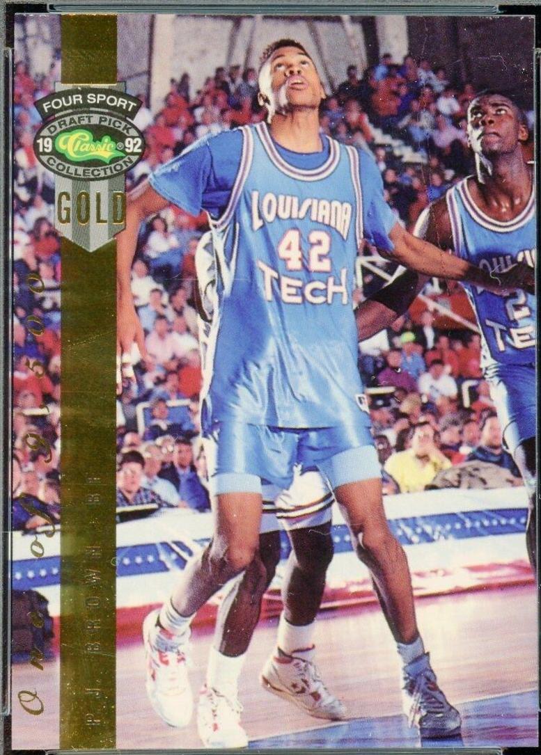 PJ Brown #46 Basketball Cards 1992 Classic 4 Sport