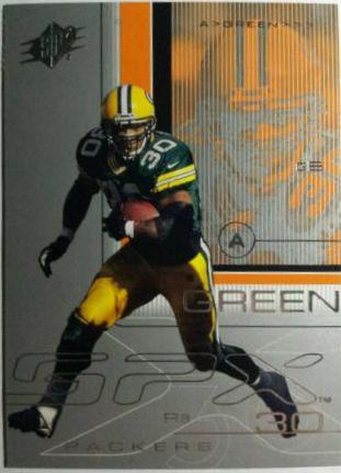 Ahman Green #36 Football Cards 2001 Spx