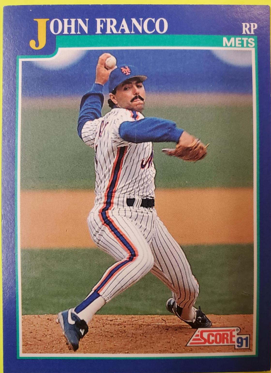 John Franco #14 Baseball Cards 1991 Score