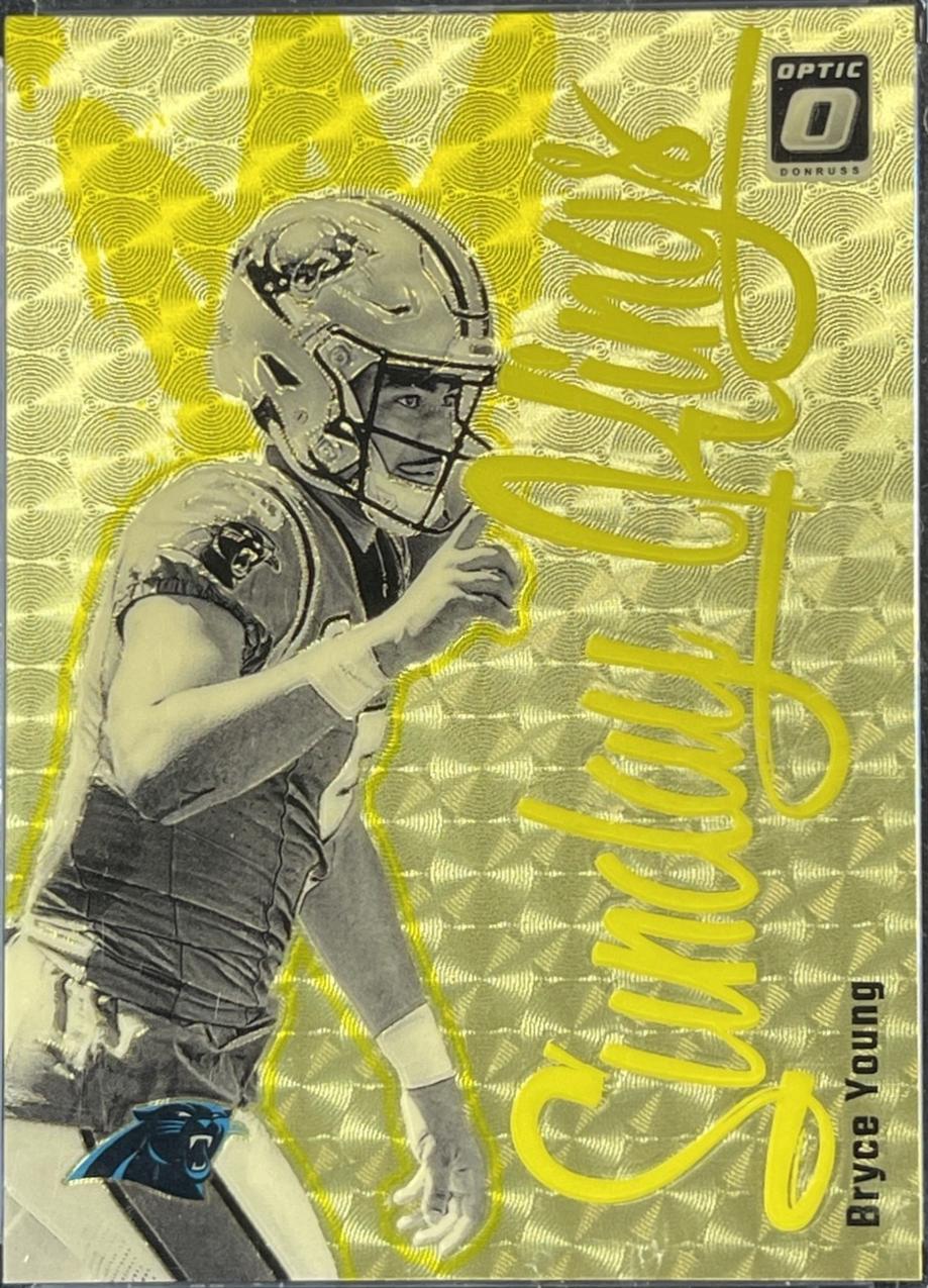 Bryce Young [Gold Vinyl] #16 Prices | 2024 Panini Donruss Optic