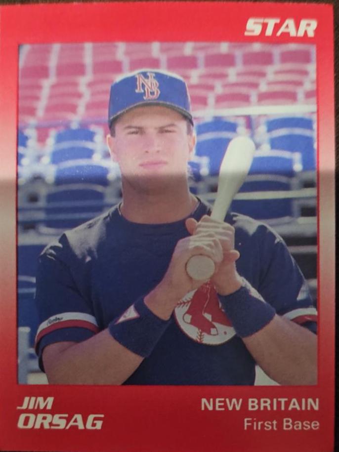 Jim Orsag #128 Baseball Cards 1989 Star