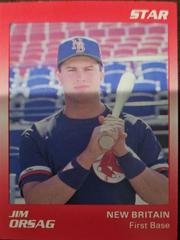 Jim Orsag #128 Baseball Cards 1989 Star Prices