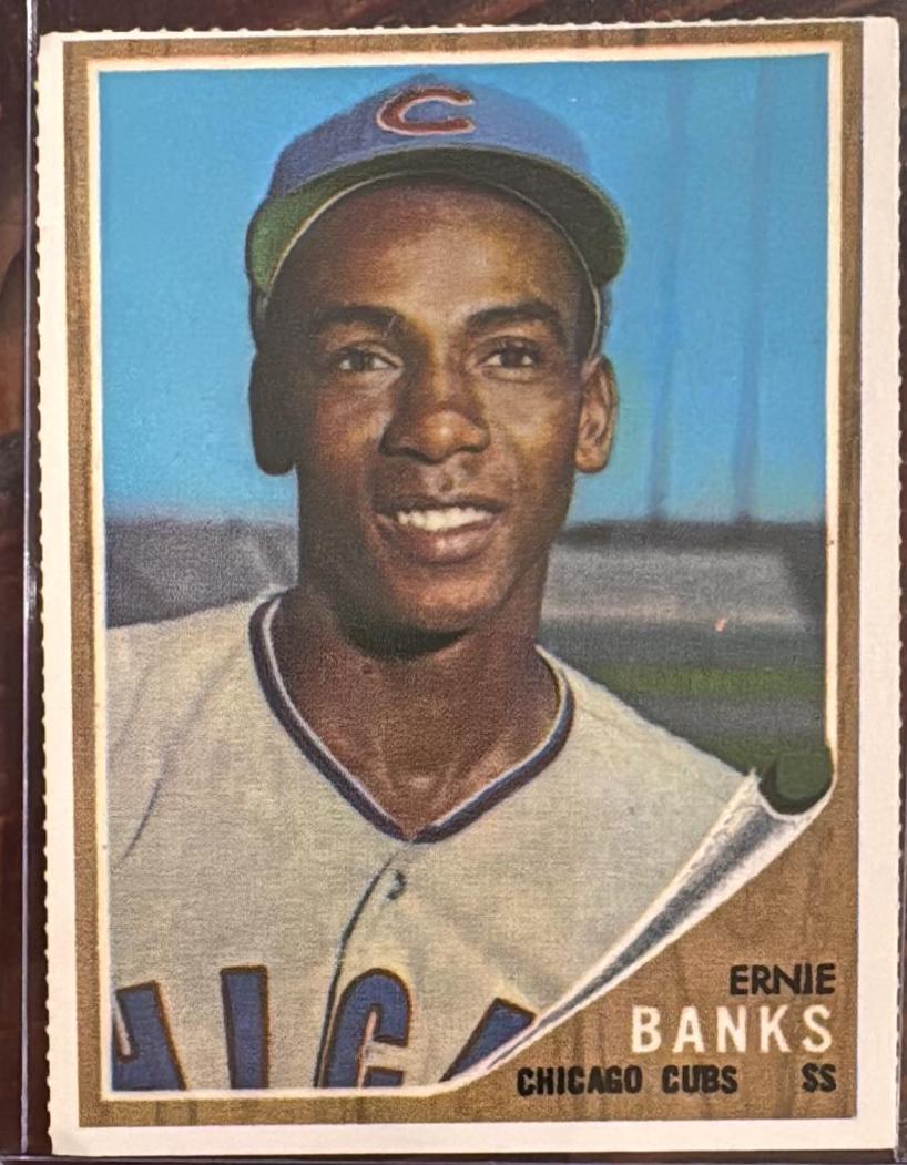 Ernie Banks #25 1978 Dover Hall Of Fame Reprint Baseball