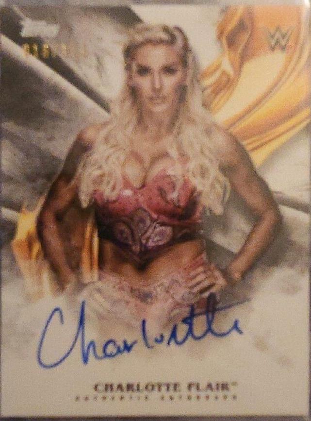 Charlotte Flair #A-CF Wrestling Cards 2019 Topps WWE Undisputed Autographs