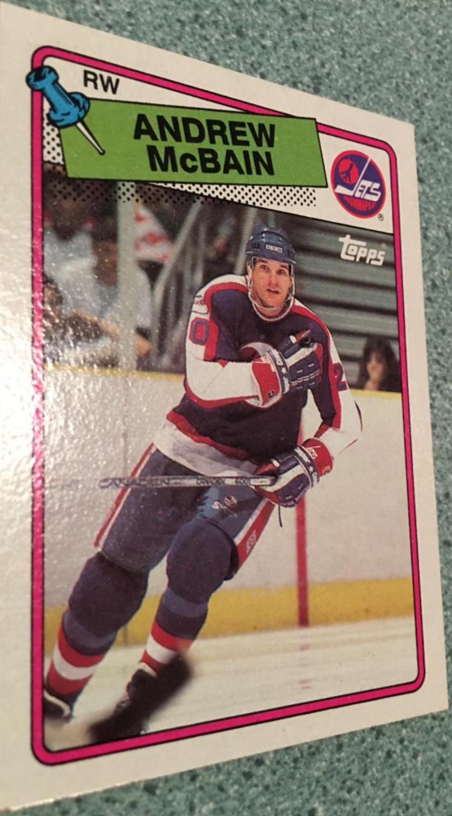 Andrew McBain #105 Hockey Cards 1988 Topps