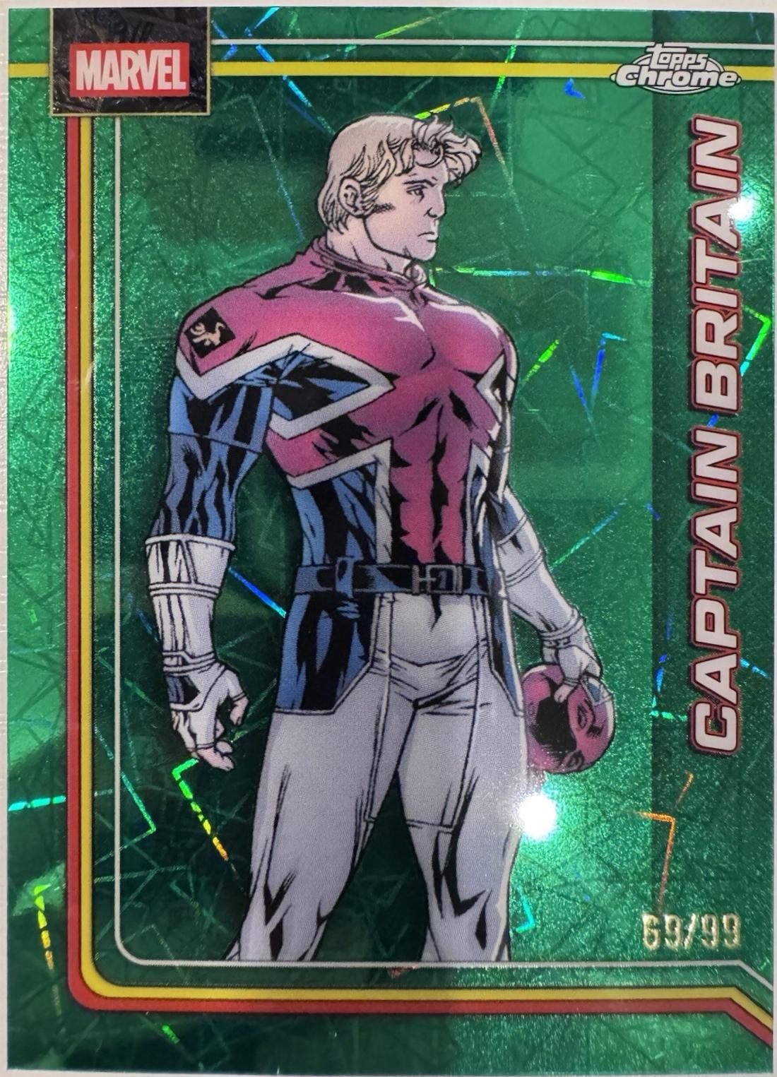 Captain Britain Hulk Green Lazer Refractor