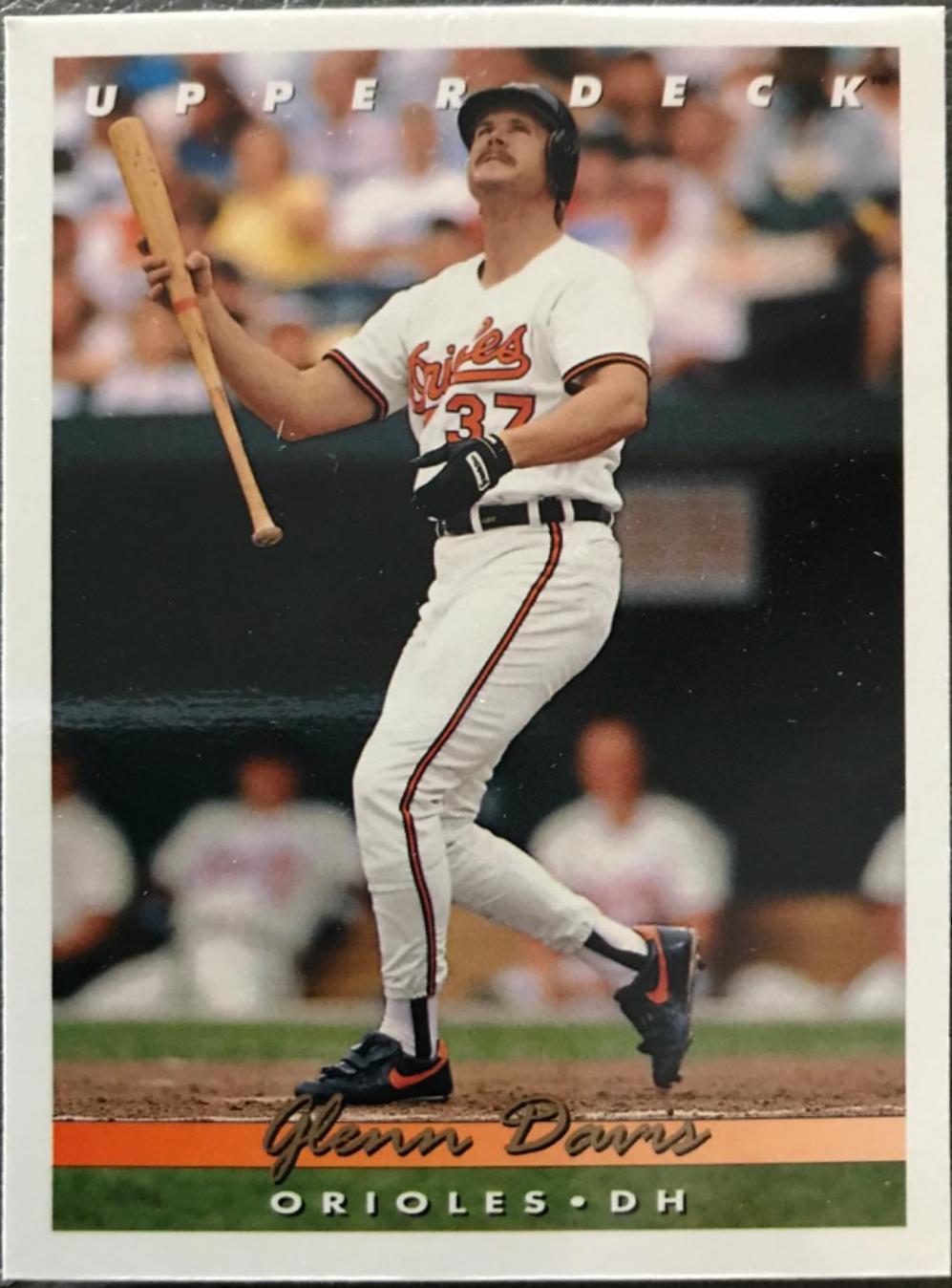 Glenn Davis #353 Baseball Cards 1993 Upper Deck